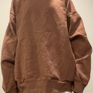 Brandy Melville Chocolate Brown Sweatshirt